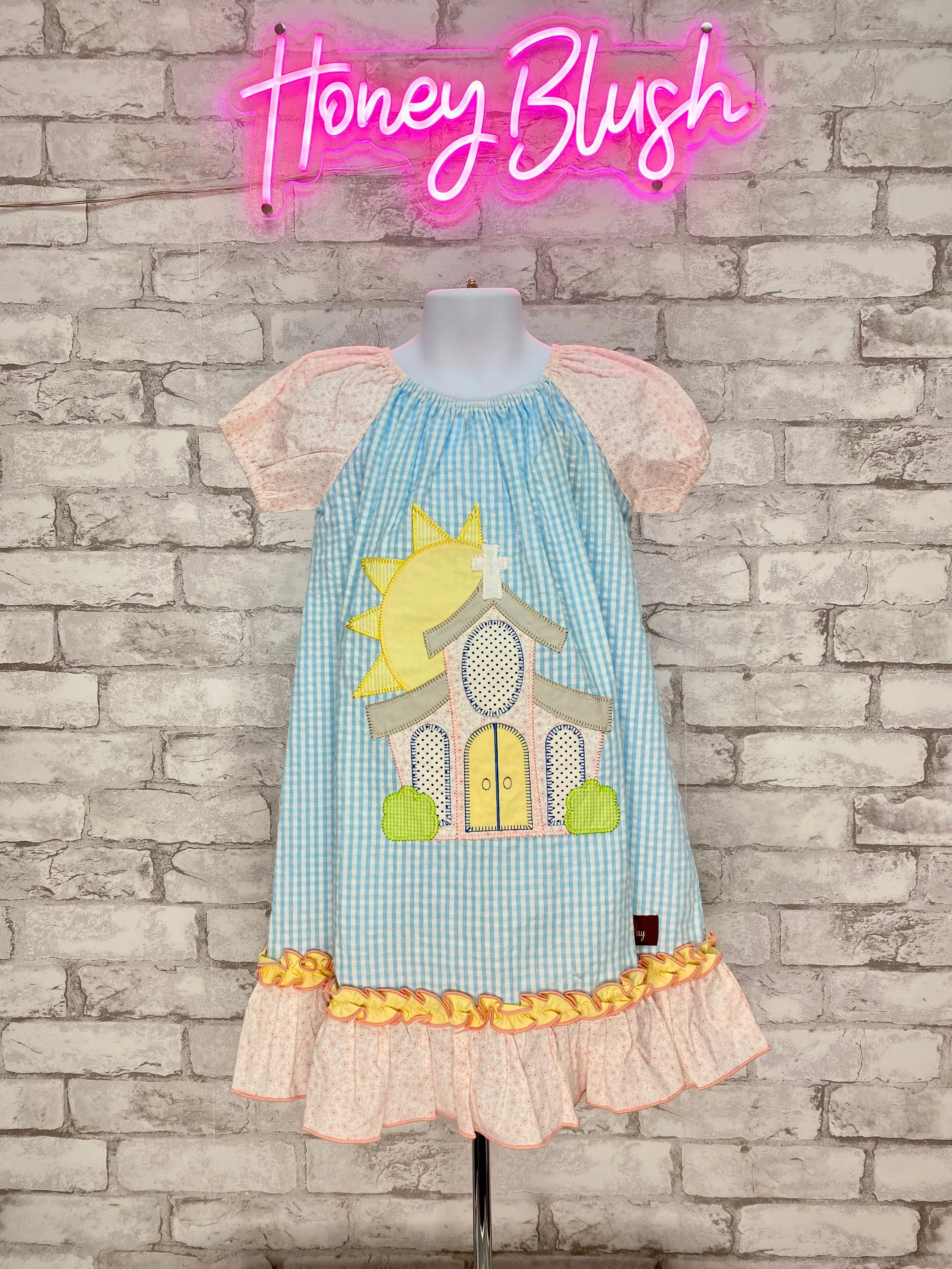 Sunrise Service Applique Dress