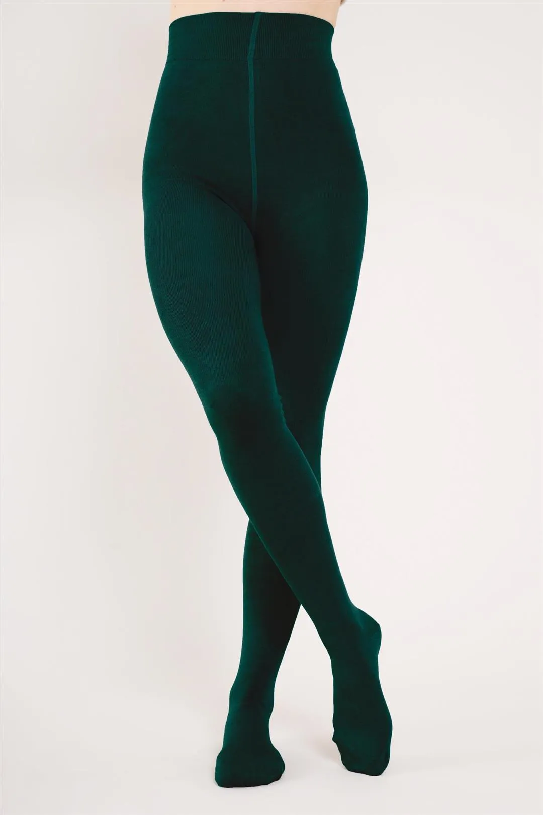 Super Soft Bamboo Tights in Bottle Green by Nomads