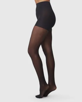 Swedish Stockings Moa Control Top Tights | Black