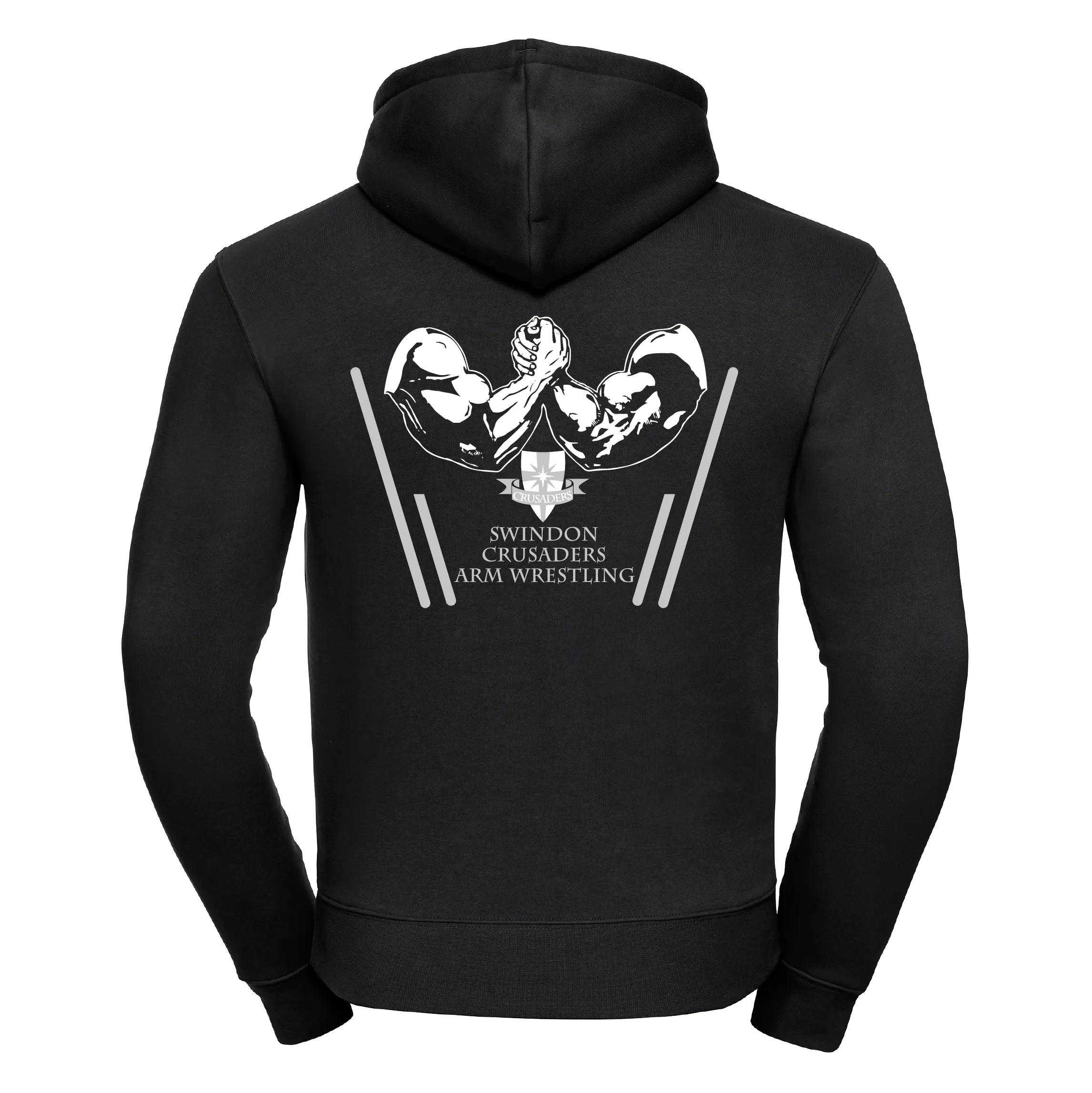 Swindon Crusaders Arm Wrestling | Authentic hooded sweatshirt | Black