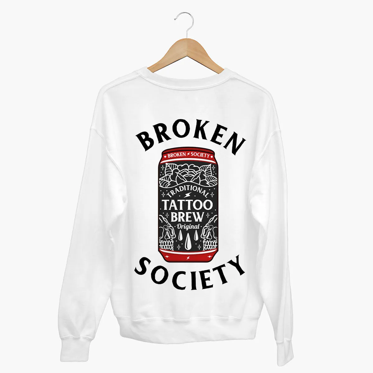 Tattoo Brew Back Print Sweatshirt (Unisex)