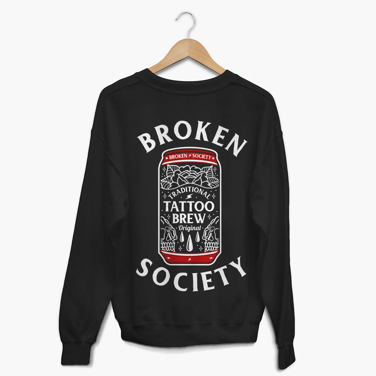 Tattoo Brew Back Print Sweatshirt (Unisex)