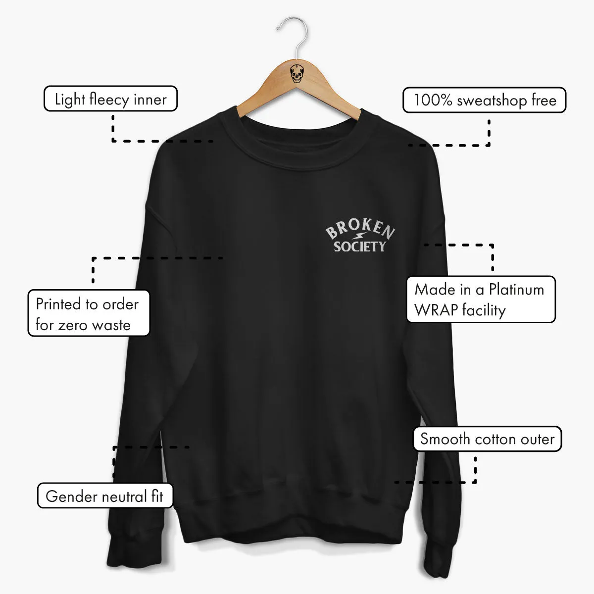 Tattoo Brew Back Print Sweatshirt (Unisex)