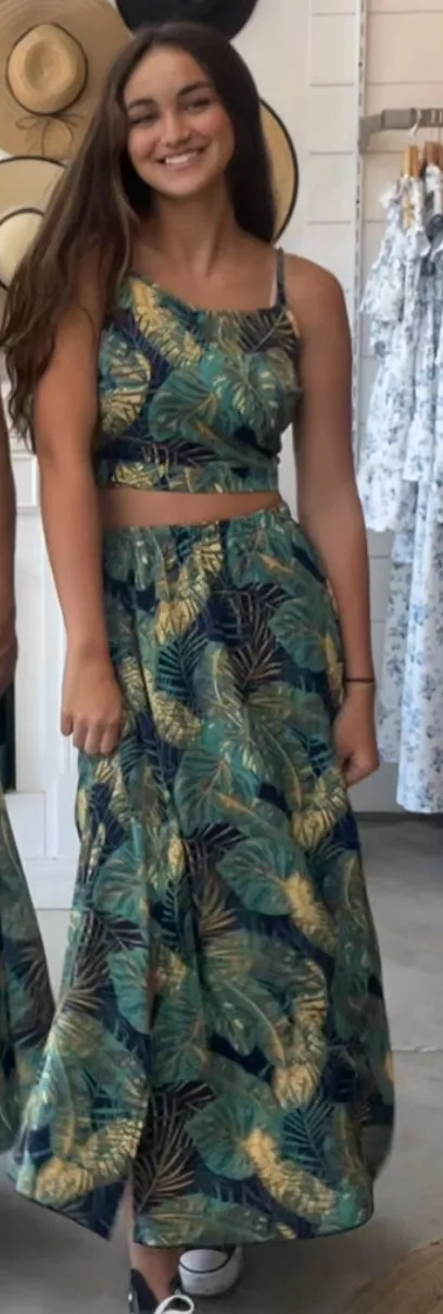 Tropical Skirt Set