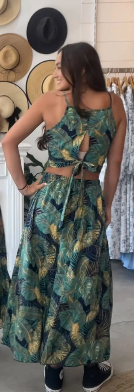 Tropical Skirt Set