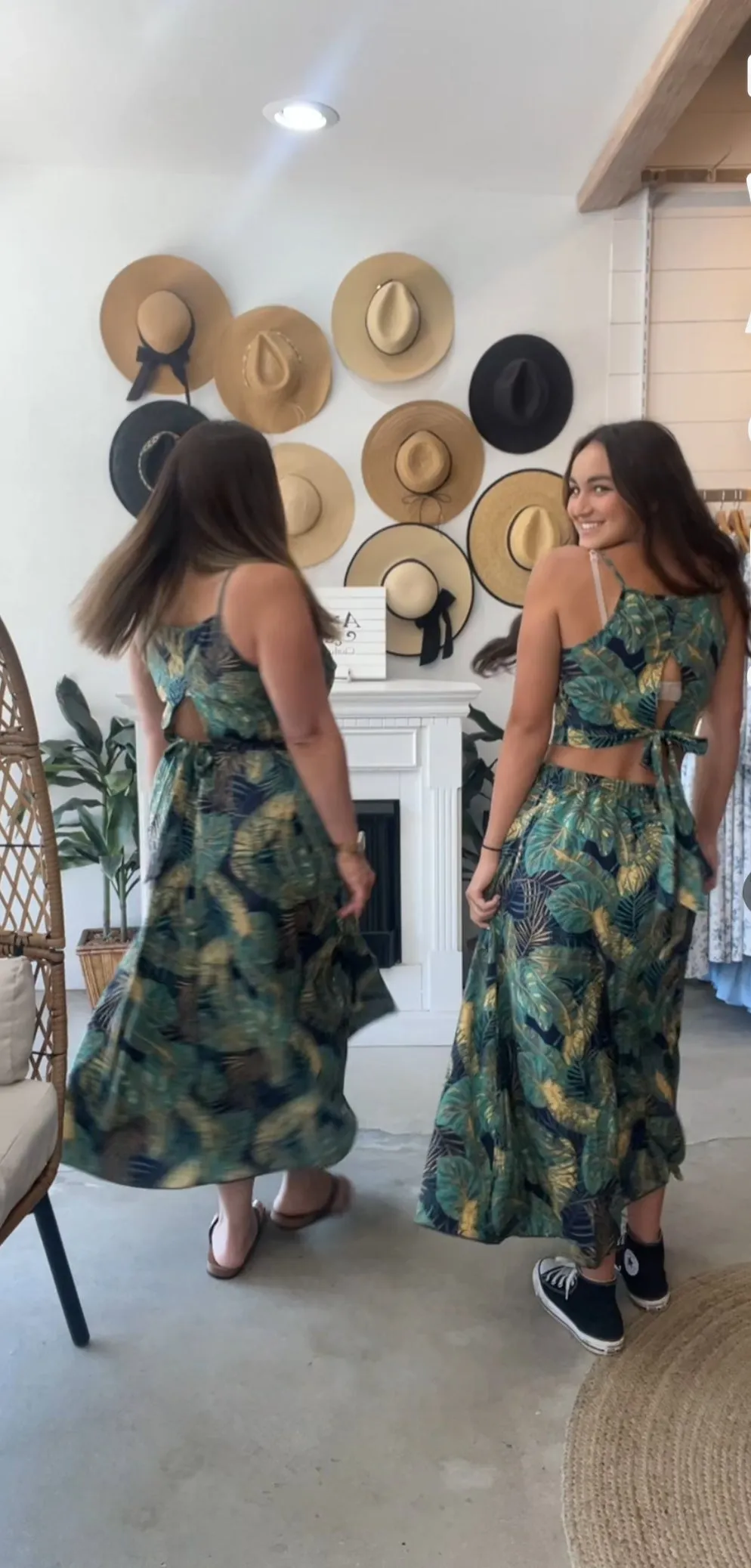 Tropical Skirt Set