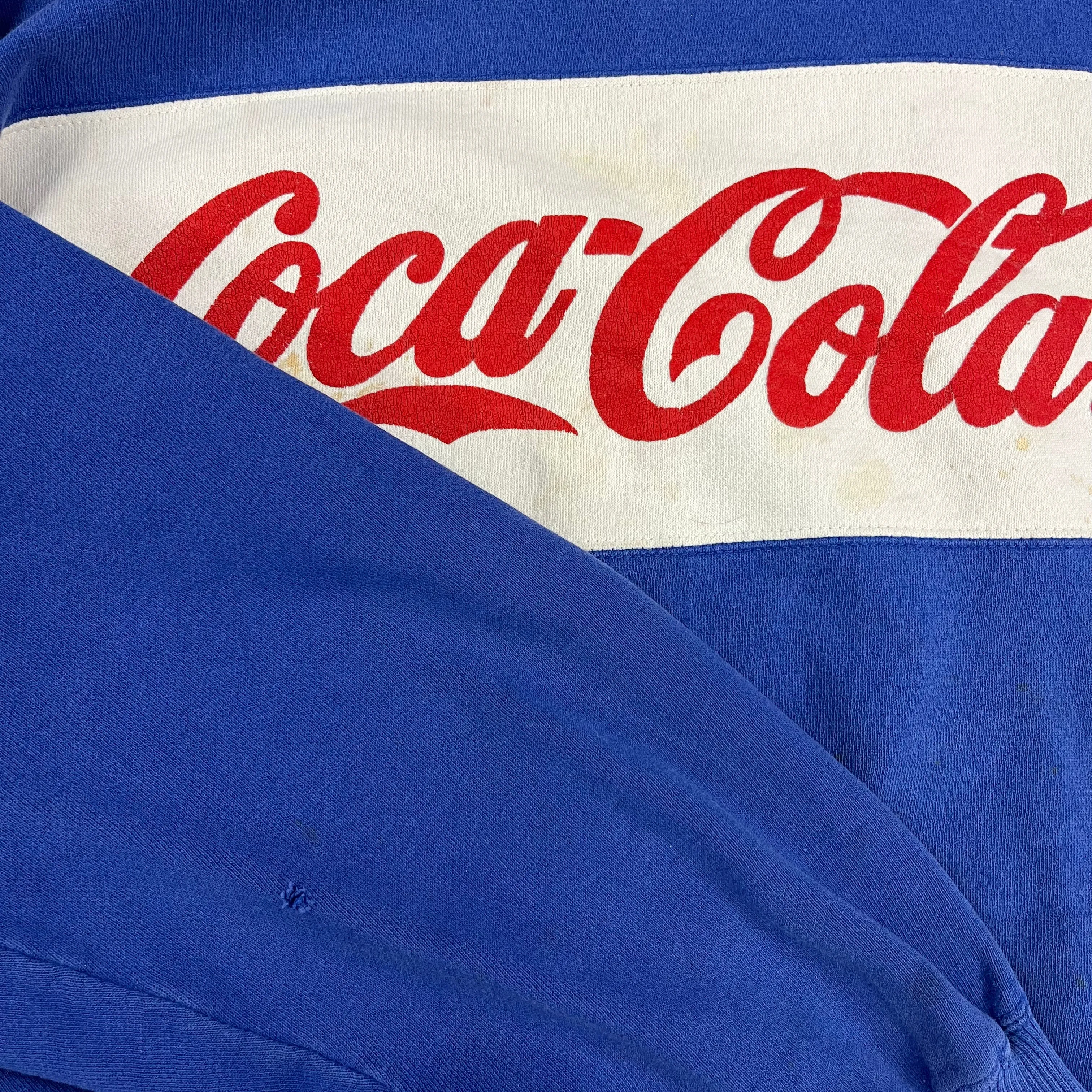 Vintage Coca-Cola "Script" Puffy Ink Crewneck Sweatshirt