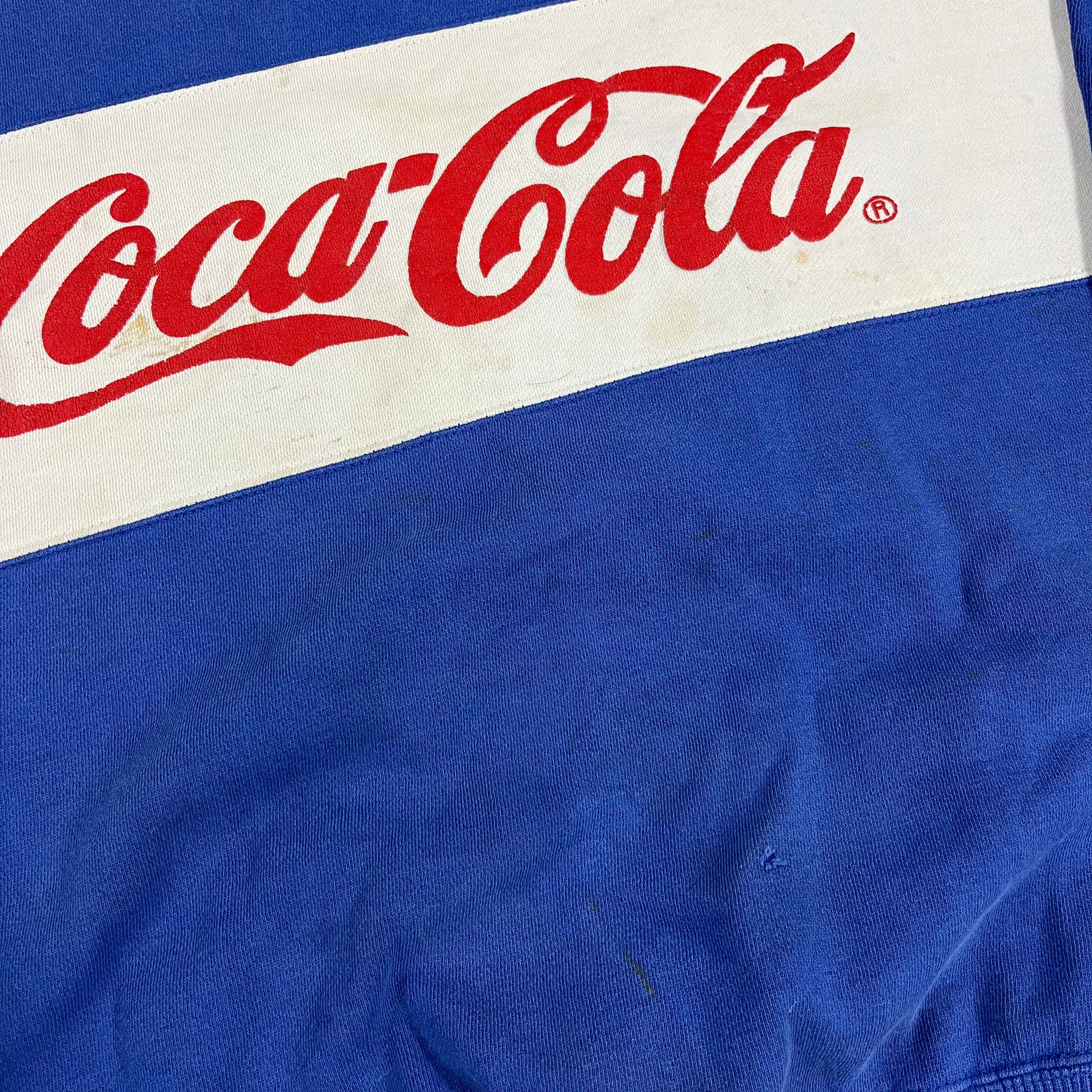 Vintage Coca-Cola "Script" Puffy Ink Crewneck Sweatshirt