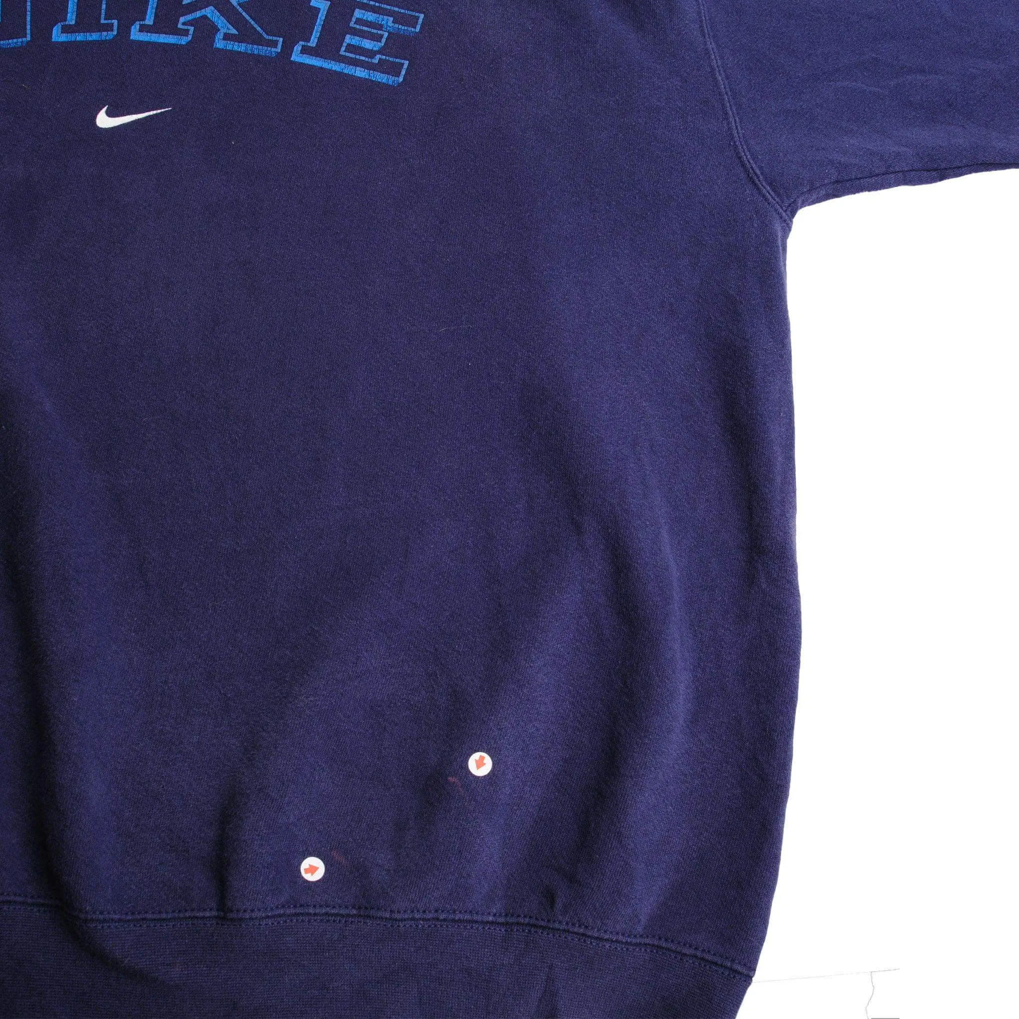VINTAGE NIKE MIDDLE SWOOSH SWEATSHIRT LATE 1990s SIZE XL MADE IN USA