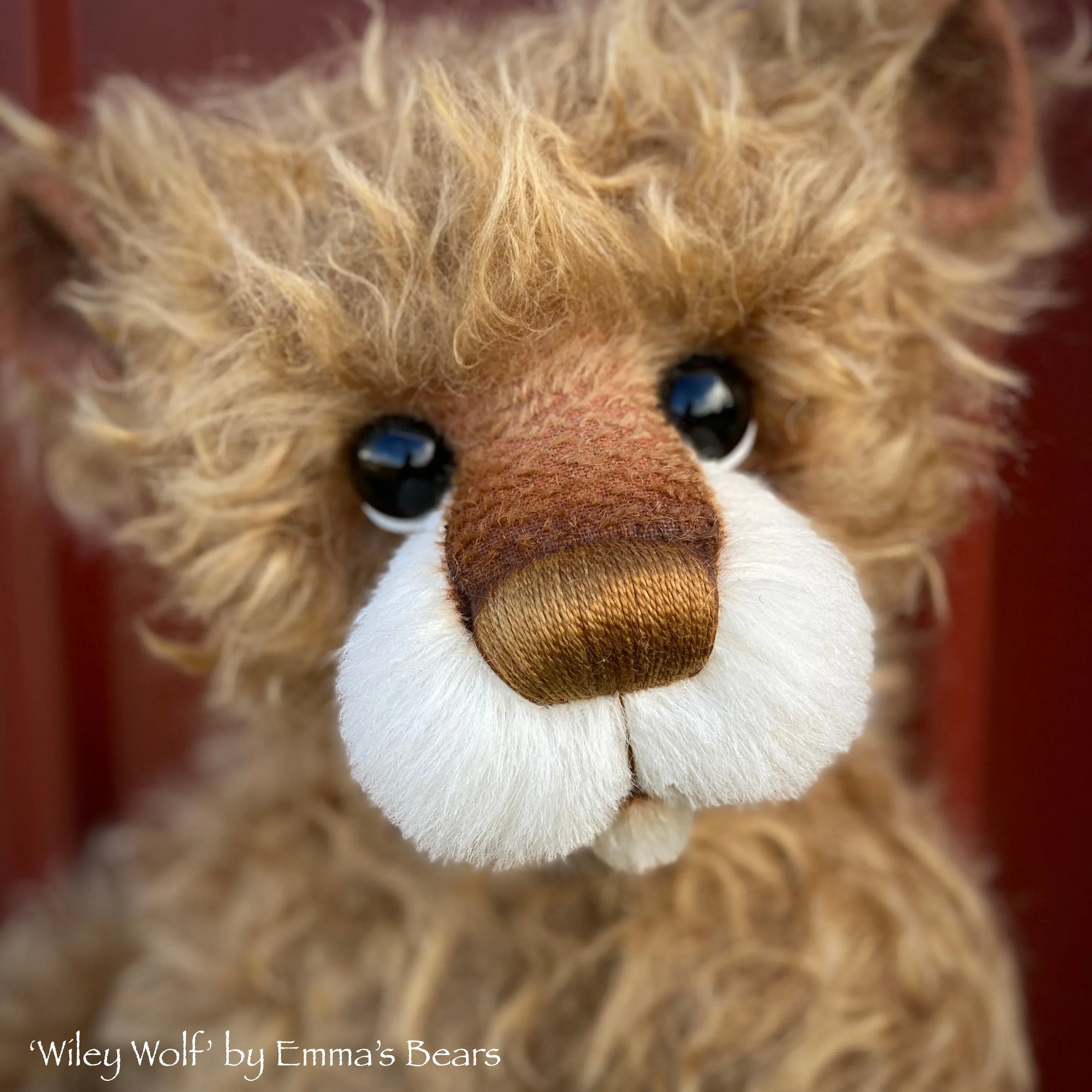Wiley Wolf - 21" Mohair Toddler Artist Bear by Emma's Bears - OOAK