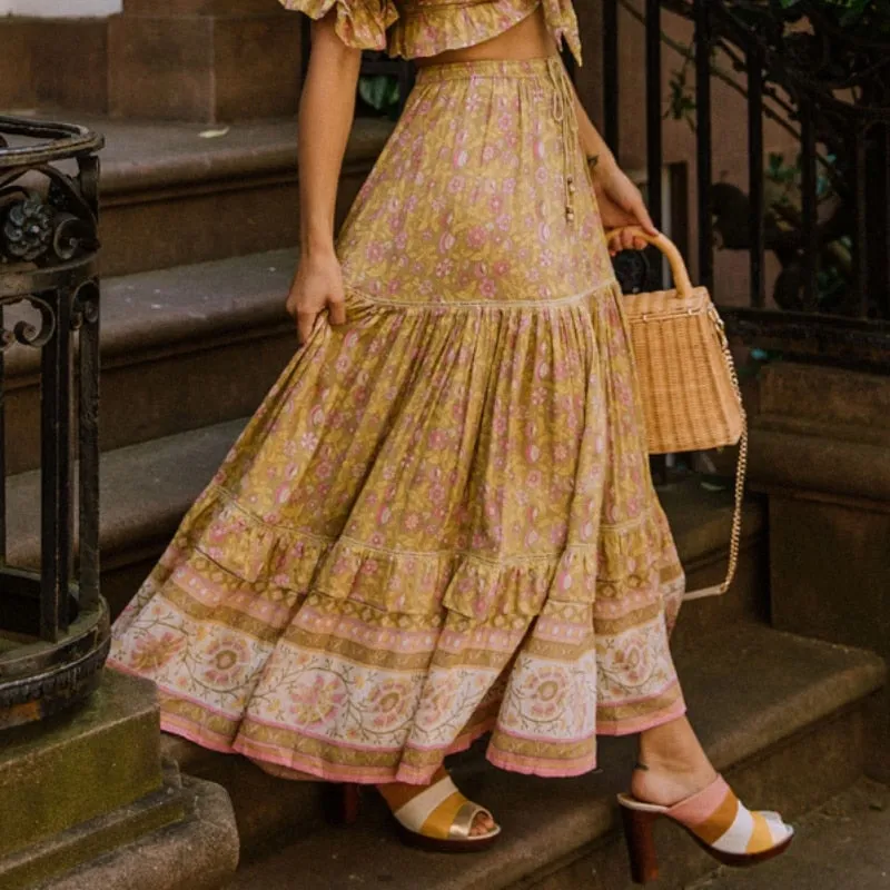 Winding Road Maxi Skirt