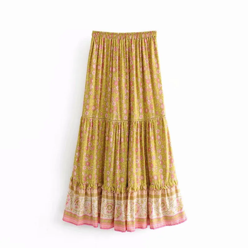 Winding Road Maxi Skirt