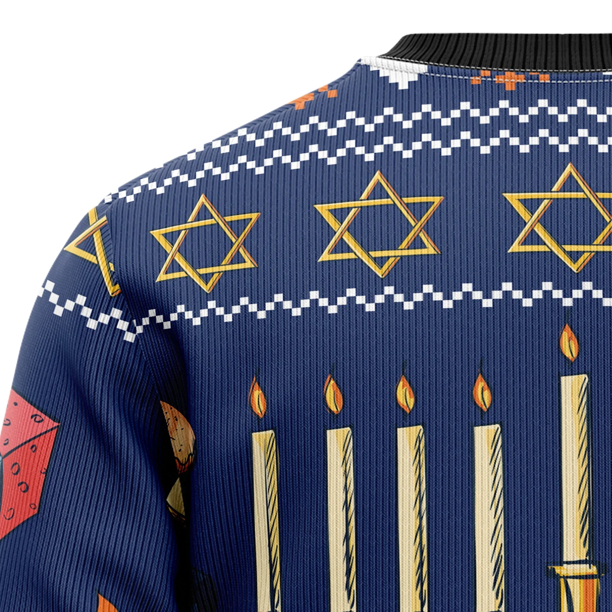 Winter Sweater JulesRoche Trendy All-Over Print Holiday Apparel