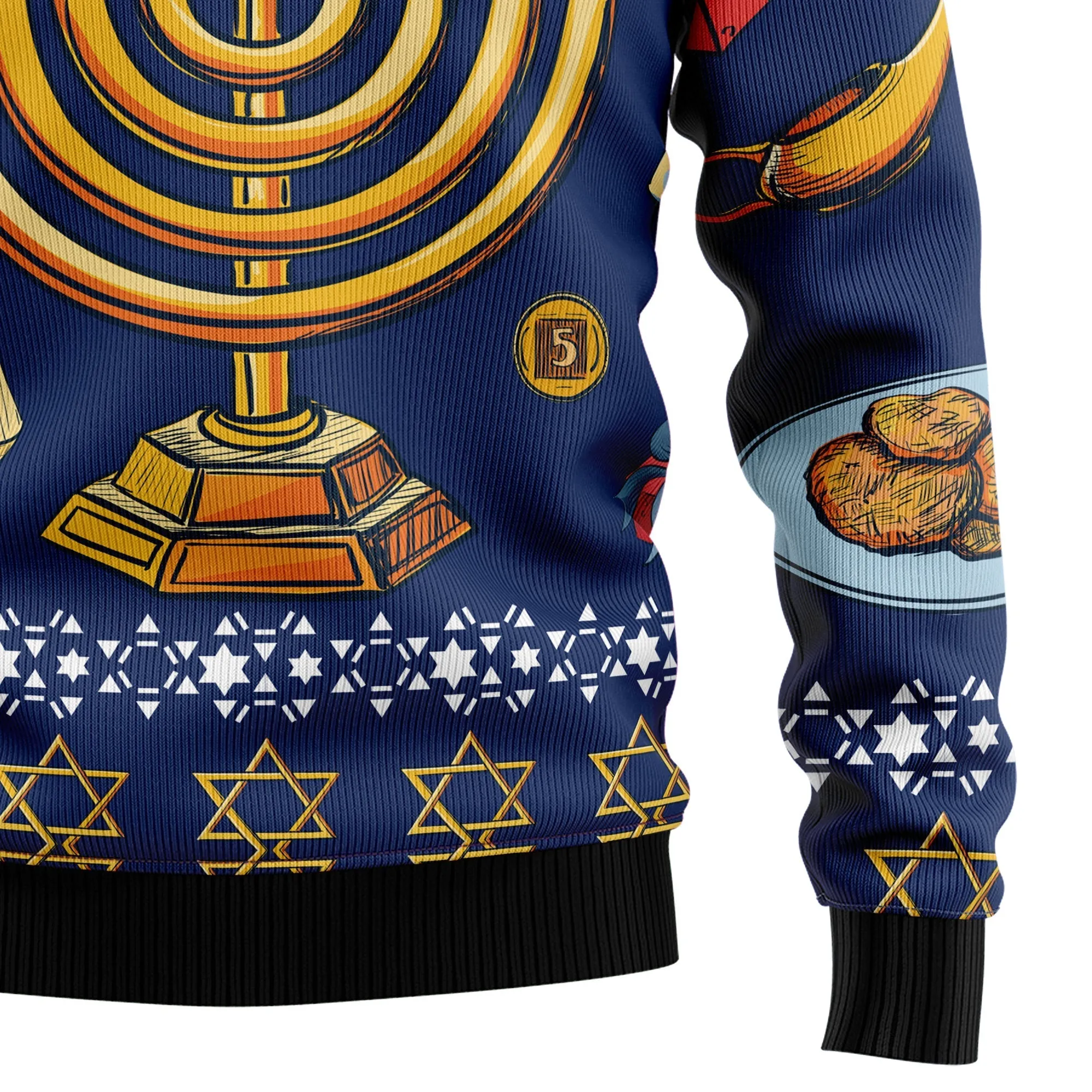 Winter Sweater JulesRoche Trendy All-Over Print Holiday Apparel