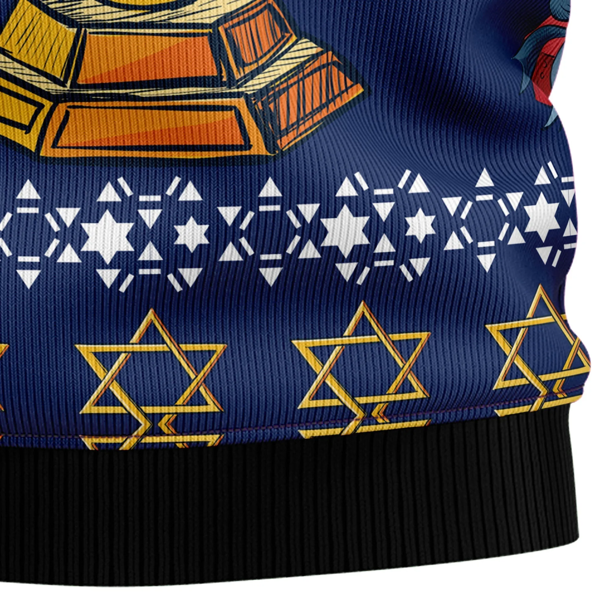 Winter Sweater JulesRoche Trendy All-Over Print Holiday Apparel