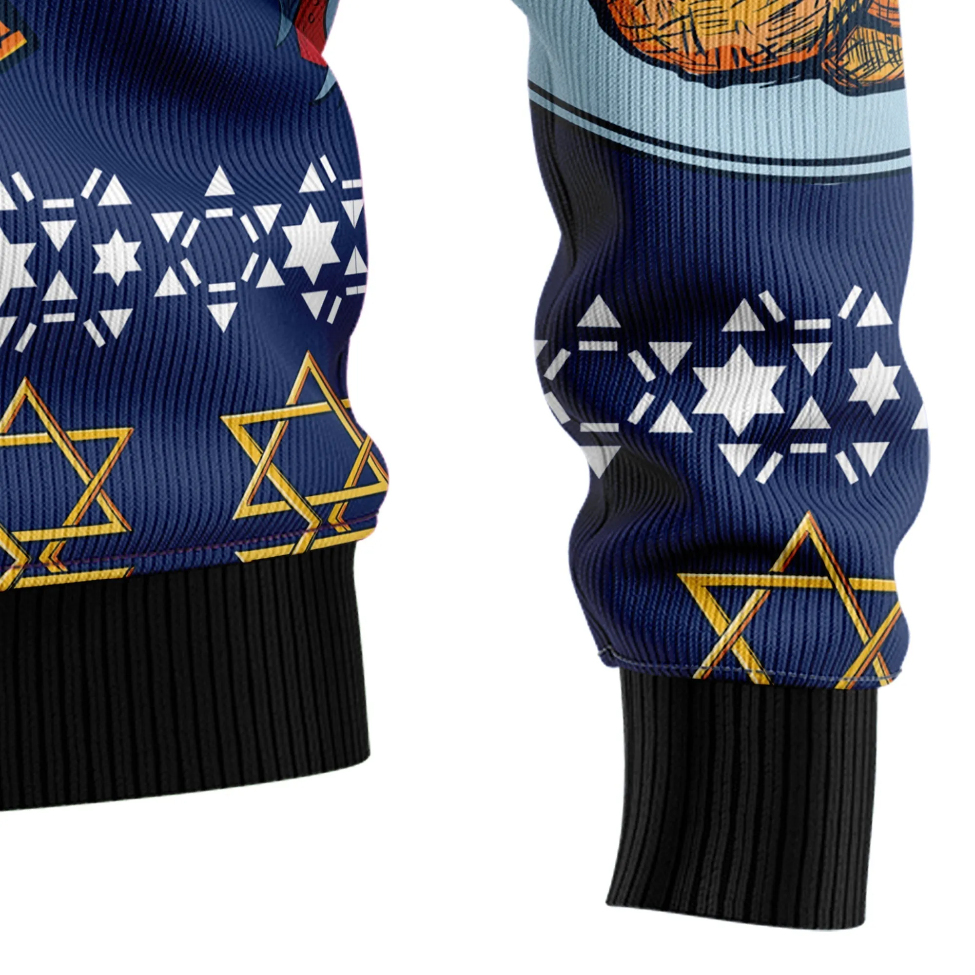 Winter Sweater JulesRoche Trendy All-Over Print Holiday Apparel