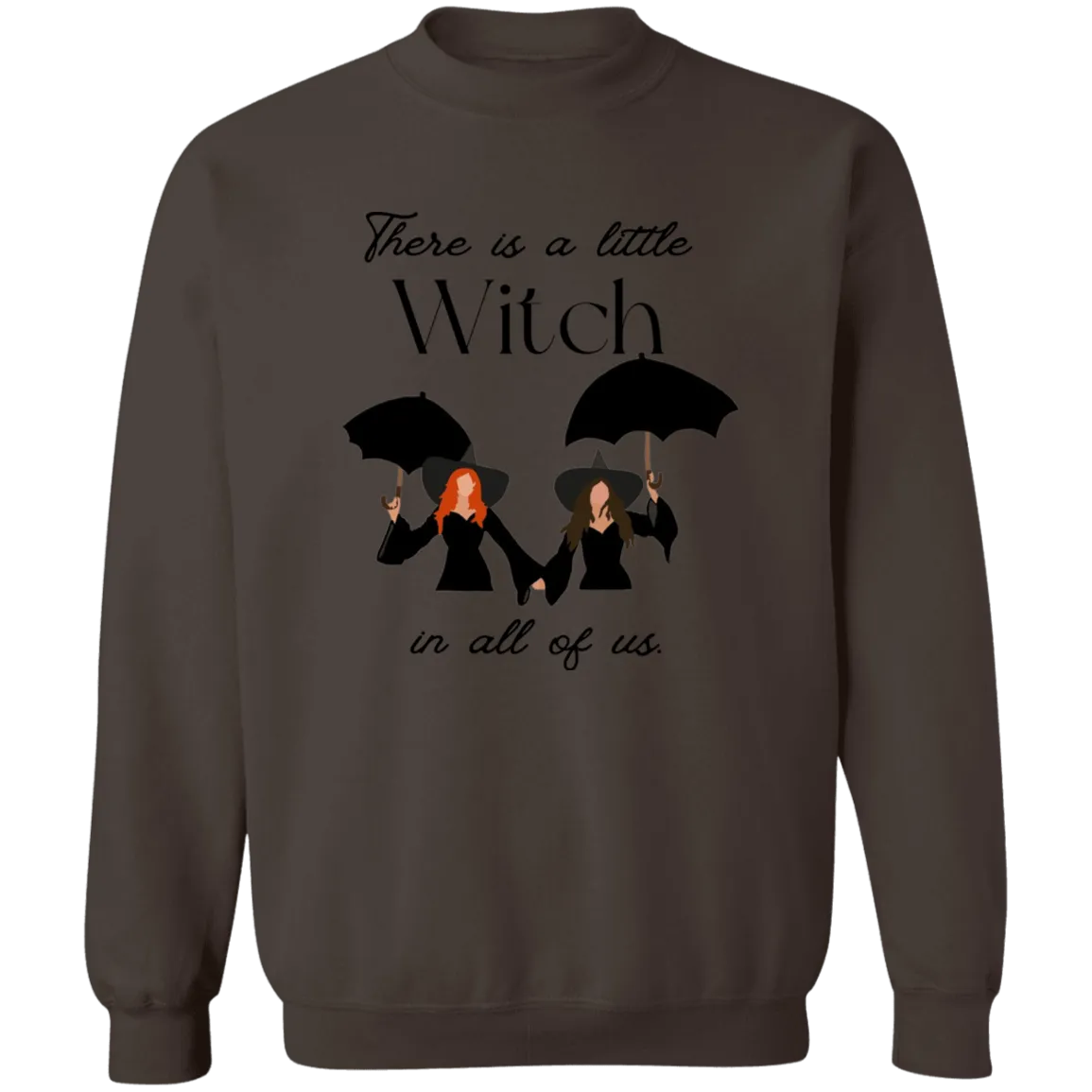 Witches Ladies Crewneck Pullover Sweatshirt
