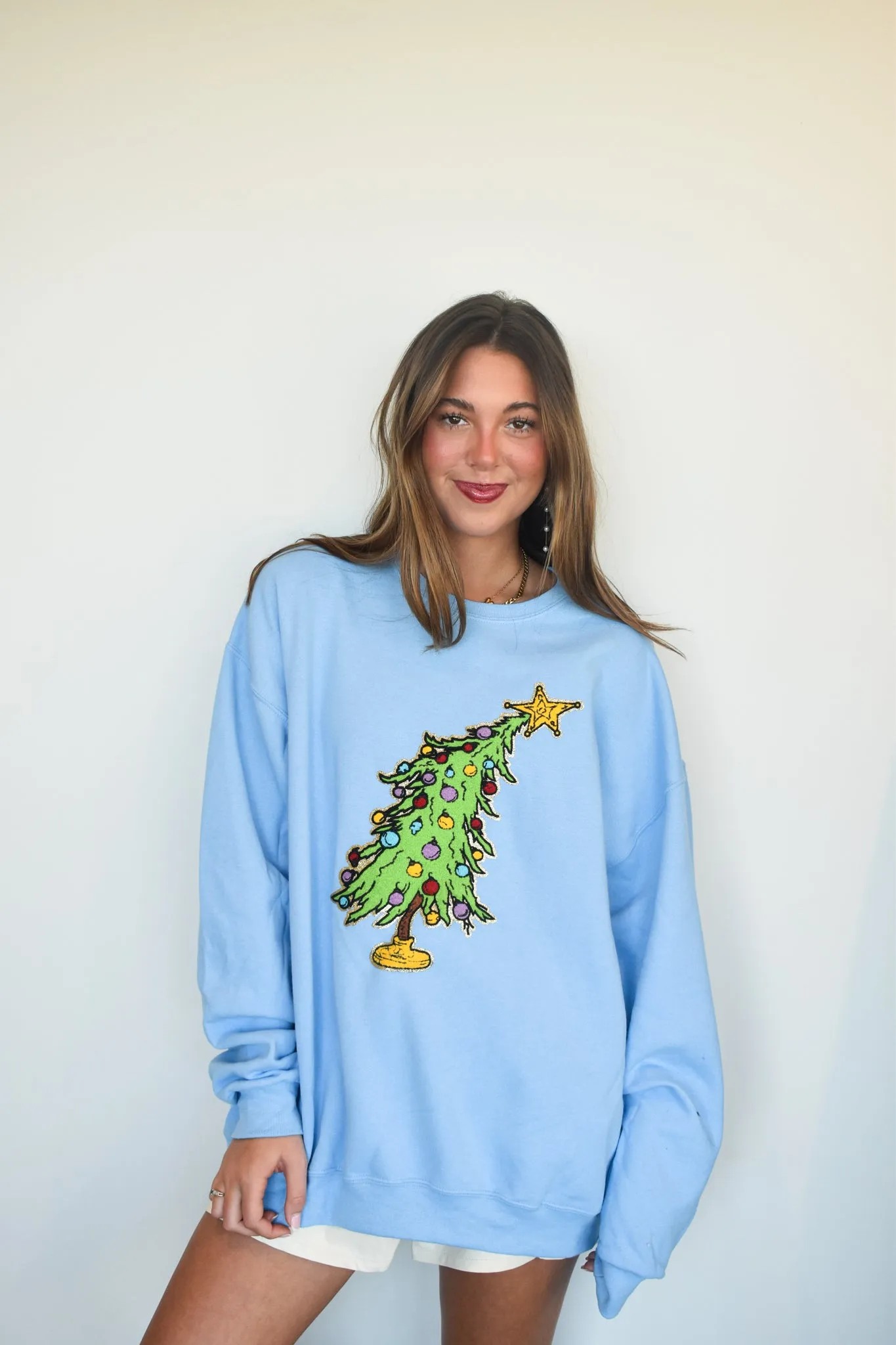 Wobbly Christmas Tree Sweatshirt
