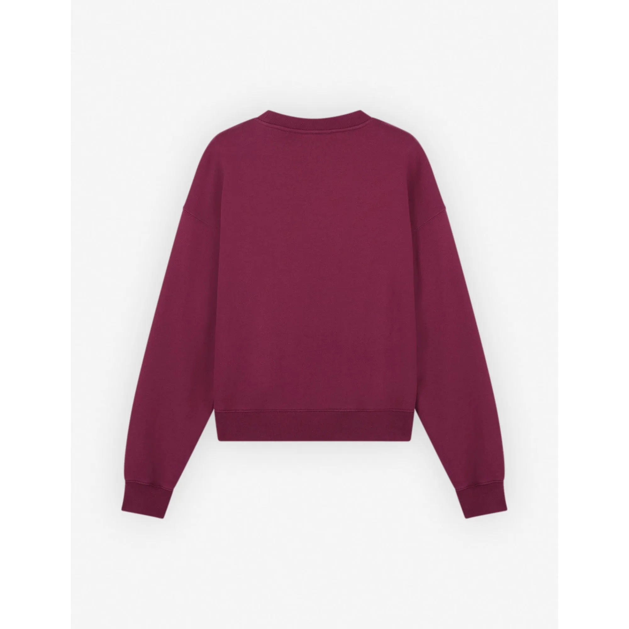 Women Bold Fox Head Patch Comfort Sweatshirt - Grape