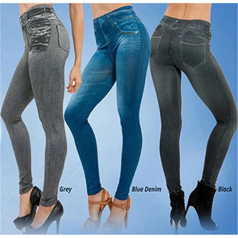 Women’s Body-Shaping High-Stretch Jeggings – Figure-Hugging High-Waist Denim Pants - Ideal Gift For Women