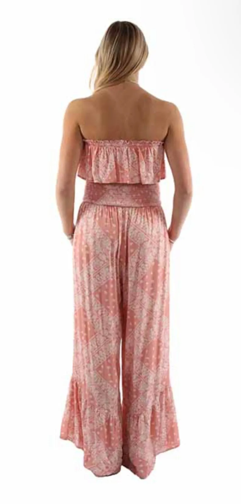 Womens Scully Bandana Print Jumper Dusty Pink
