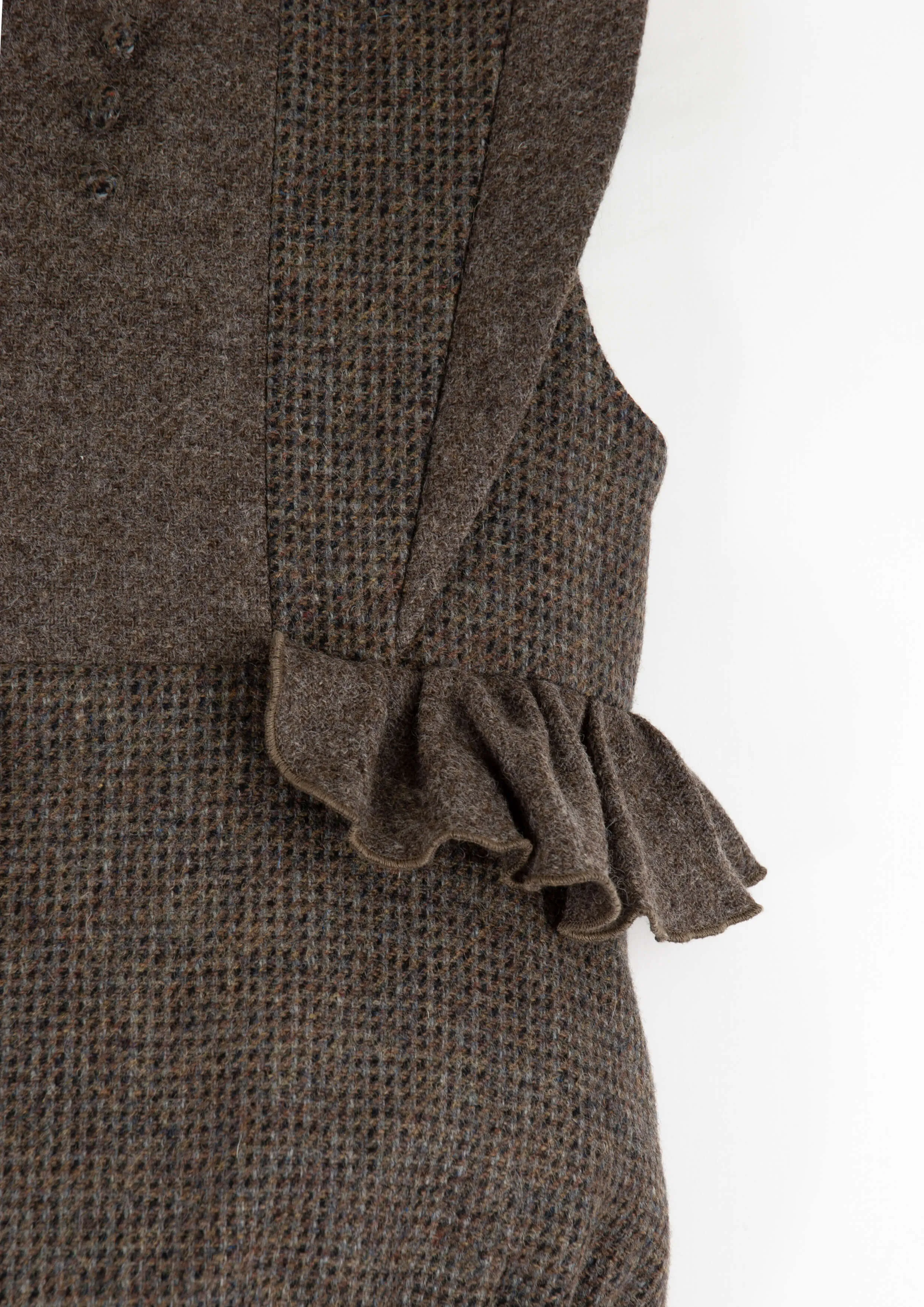 woollen romper suit with frill - Multi coloured (Mod.3.2)