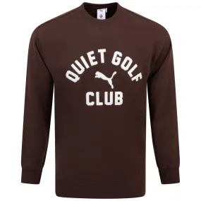 x QGC Graphic Crewneck Dark Chocolate - SS24