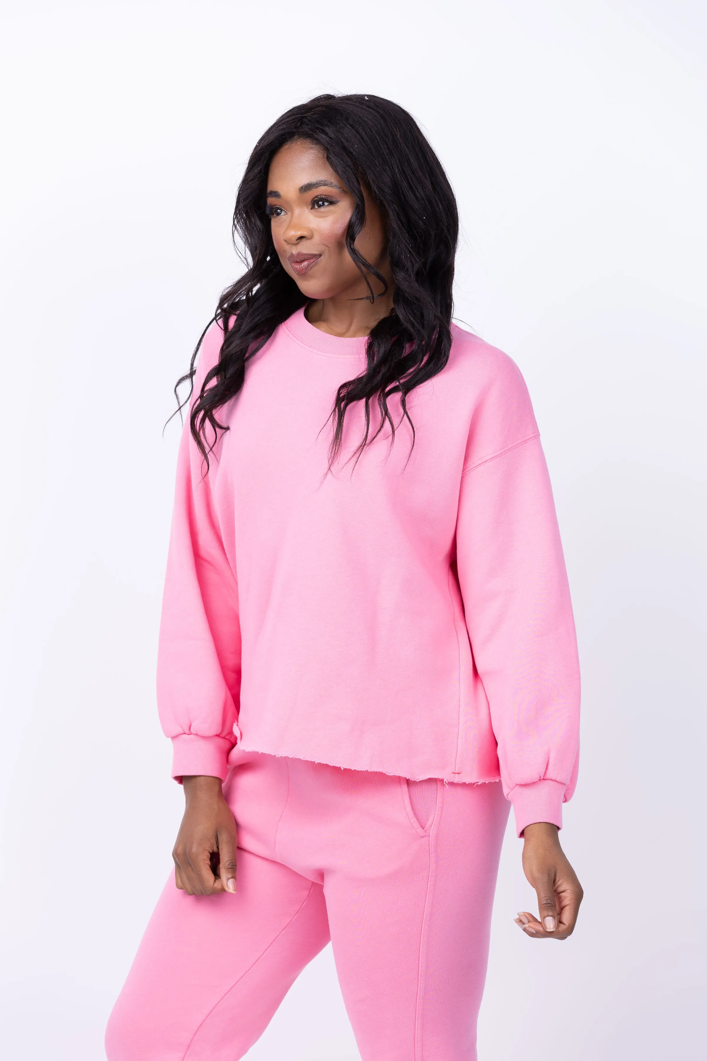 Xirena Honor Sweatshirt in Pink Tulip