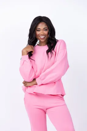 Xirena Honor Sweatshirt in Pink Tulip