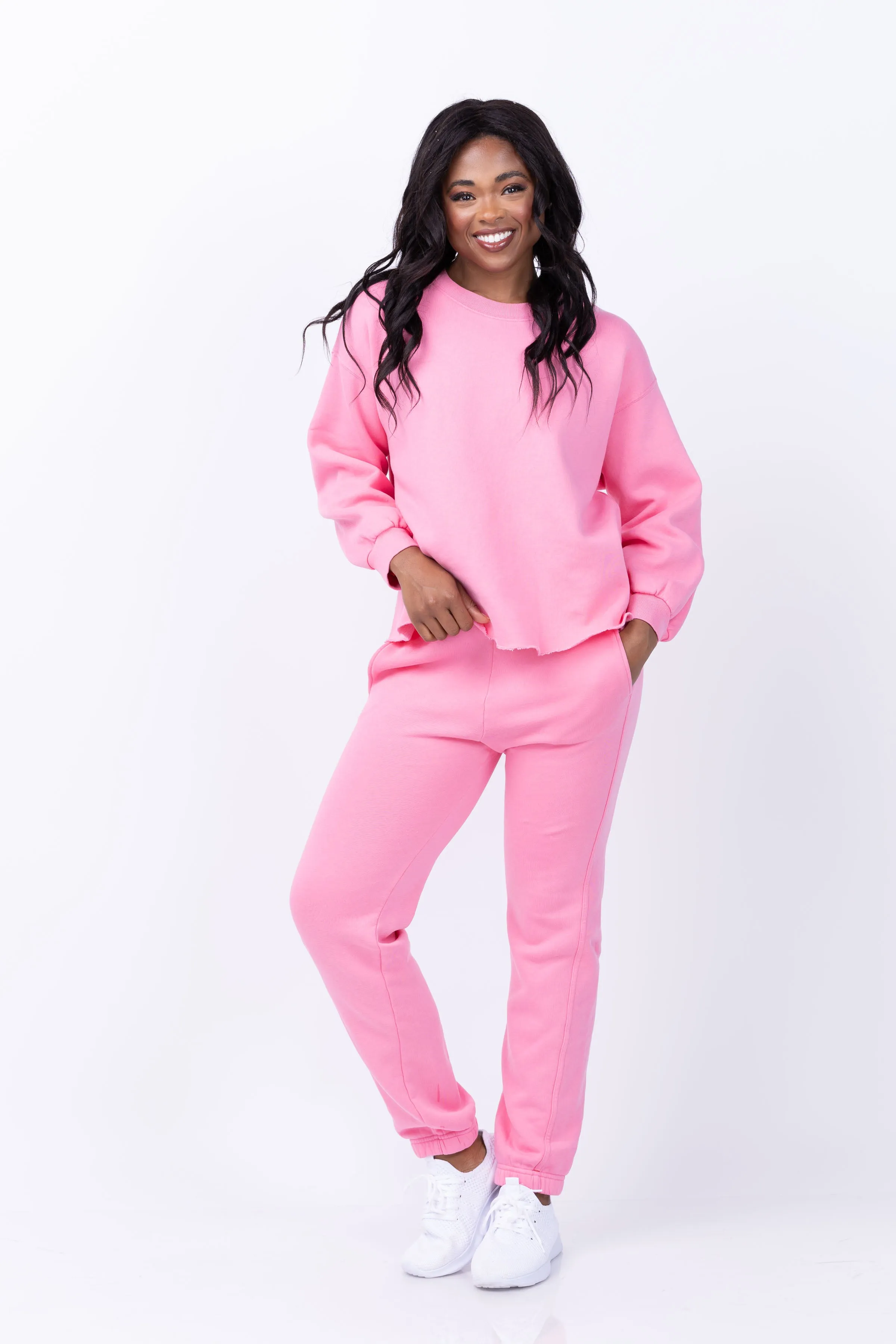 Xirena Honor Sweatshirt in Pink Tulip